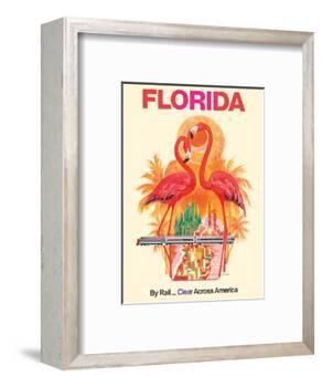 Florida - Walt Disney World - By Rail Clear Across America-David Klein-Framed Art Print