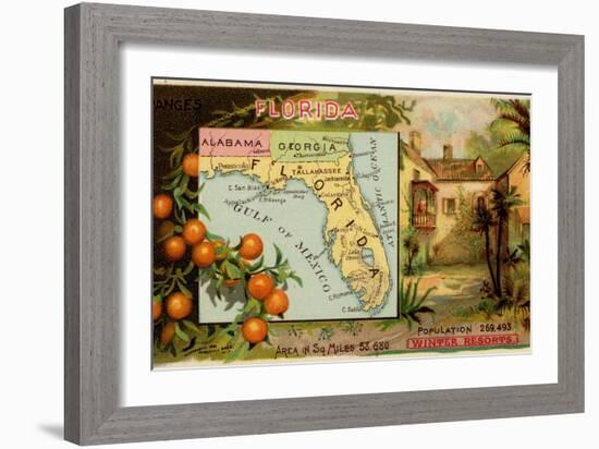 Florida-Arbuckle Brothers-Framed Premium Giclee Print