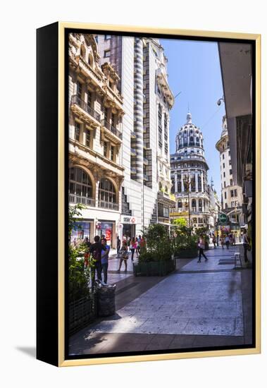 Floride Street, Downtown Buenos Aires, Argentina, South America-Matthew Williams-Ellis-Framed Premier Image Canvas