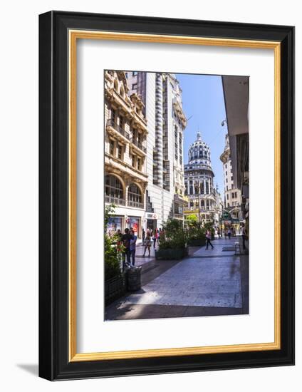Floride Street, Downtown Buenos Aires, Argentina, South America-Matthew Williams-Ellis-Framed Photographic Print