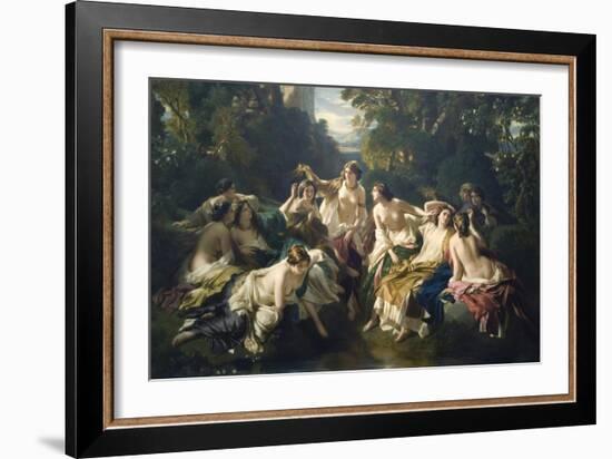 Florinda-Franz Xaver Winterhalter-Framed Art Print