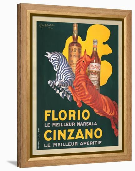 Florio e Cinzano, 1930-Leonetto Cappiello-Framed Stretched Canvas