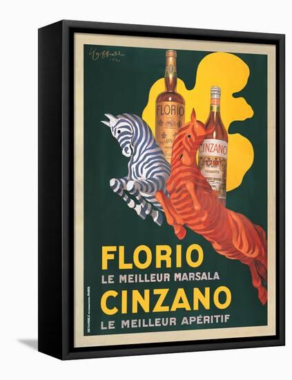 Florio e Cinzano, 1930-Leonetto Cappiello-Framed Stretched Canvas