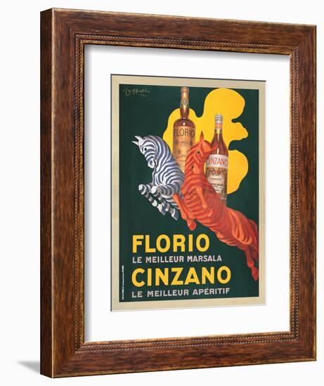 Florio e Cinzano, 1930-Leonetto Cappiello-Framed Art Print