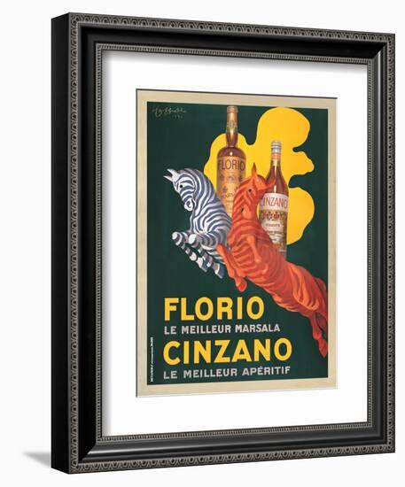 Florio e Cinzano, 1930-Leonetto Cappiello-Framed Art Print