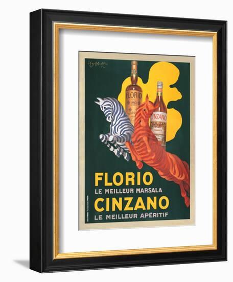 Florio e Cinzano, 1930-Leonetto Cappiello-Framed Art Print