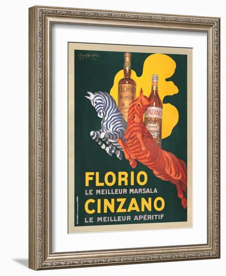 Florio e Cinzano, 1930-Leonetto Cappiello-Framed Premium Giclee Print