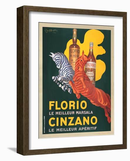 Florio e Cinzano, 1930-Leonetto Cappiello-Framed Premium Giclee Print