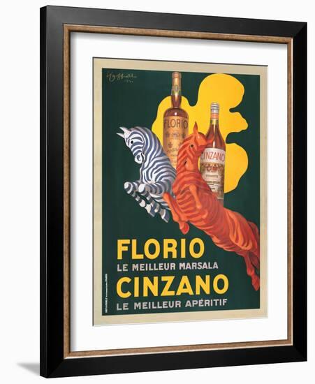 Florio e Cinzano, 1930-Leonetto Cappiello-Framed Premium Giclee Print