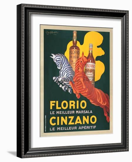 Florio e Cinzano, 1930-Leonetto Cappiello-Framed Premium Giclee Print