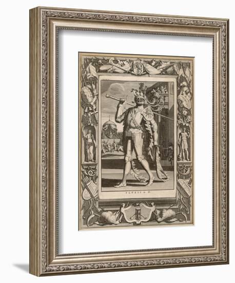Floris IV, Count of Holland in Armour for a Tournament-null-Framed Art Print