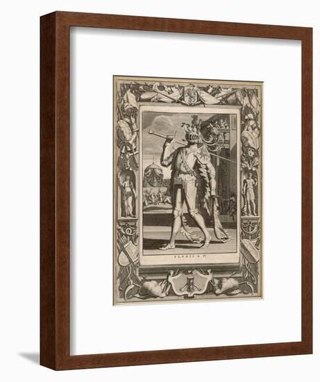 Floris IV, Count of Holland in Armour for a Tournament-null-Framed Art Print