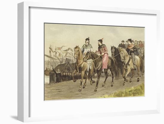 Floris V, Count of Holland, and Gijsbrecht IV of Amstel, 26 July 1274-Willem II Steelink-Framed Giclee Print