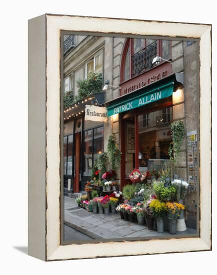 Florist in Ile St. Louis, Paris, France-Lisa S. Engelbrecht-Framed Premier Image Canvas