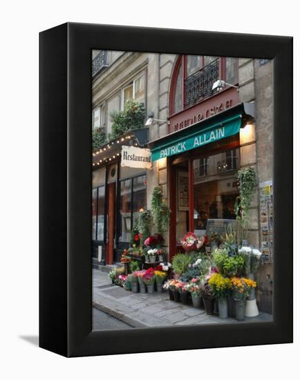 Florist in Ile St. Louis, Paris, France-Lisa S. Engelbrecht-Framed Premier Image Canvas