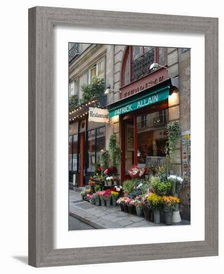 Florist in Ile St. Louis, Paris, France-Lisa S. Engelbrecht-Framed Photographic Print