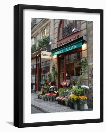 Florist in Ile St. Louis, Paris, France-Lisa S. Engelbrecht-Framed Photographic Print