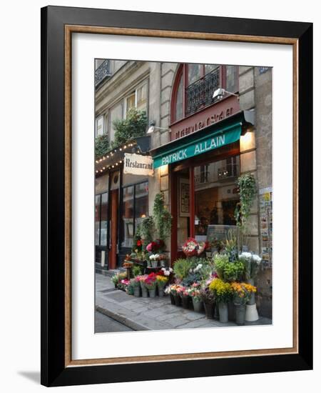 Florist in Ile St. Louis, Paris, France-Lisa S. Engelbrecht-Framed Photographic Print