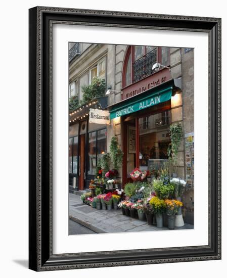 Florist in Ile St. Louis, Paris, France-Lisa S. Engelbrecht-Framed Photographic Print