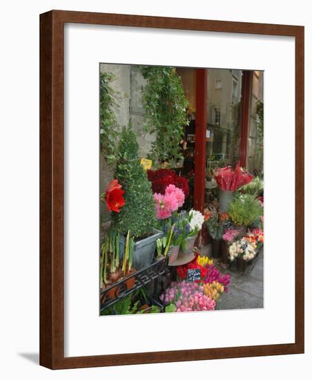 Florist in Ile St. Louis, Paris, France-Lisa S. Engelbrecht-Framed Photographic Print