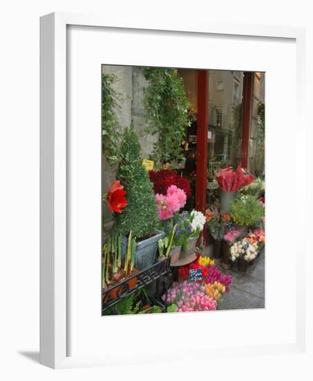 Florist in Ile St. Louis, Paris, France-Lisa S. Engelbrecht-Framed Photographic Print