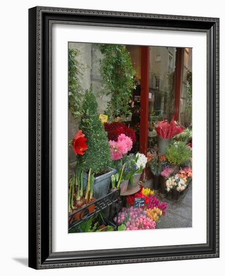 Florist in Ile St. Louis, Paris, France-Lisa S. Engelbrecht-Framed Photographic Print