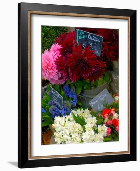 Florist in Ile St. Louis, Paris, France-Lisa S. Engelbrecht-Framed Photographic Print