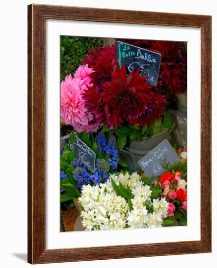 Florist in Ile St. Louis, Paris, France-Lisa S. Engelbrecht-Framed Photographic Print