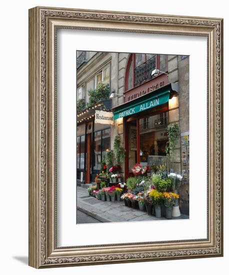 Florist in Ile St. Louis, Paris, France-Lisa S. Engelbrecht-Framed Photographic Print