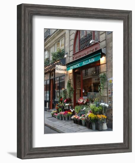 Florist in Ile St. Louis, Paris, France-Lisa S. Engelbrecht-Framed Photographic Print