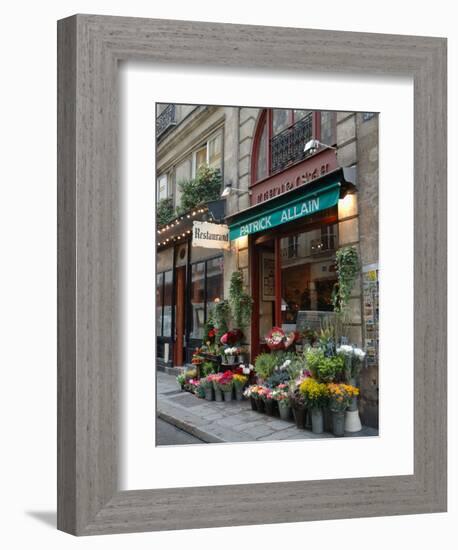 Florist in Ile St. Louis, Paris, France-Lisa S. Engelbrecht-Framed Photographic Print