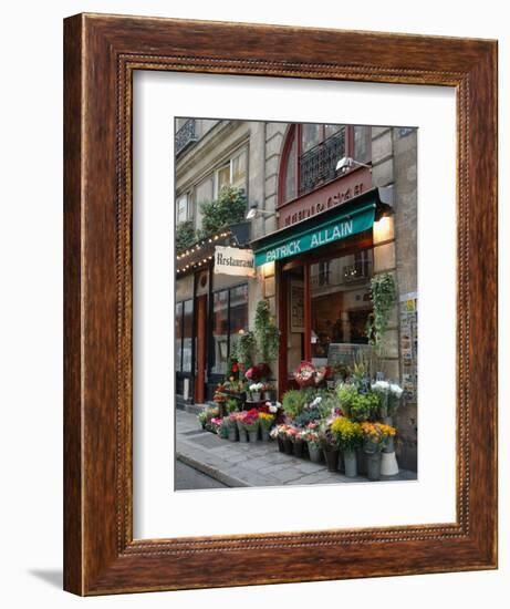 Florist in Ile St. Louis, Paris, France-Lisa S. Engelbrecht-Framed Photographic Print