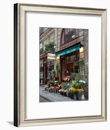 Florist in Ile St. Louis, Paris, France-Lisa S. Engelbrecht-Framed Photographic Print