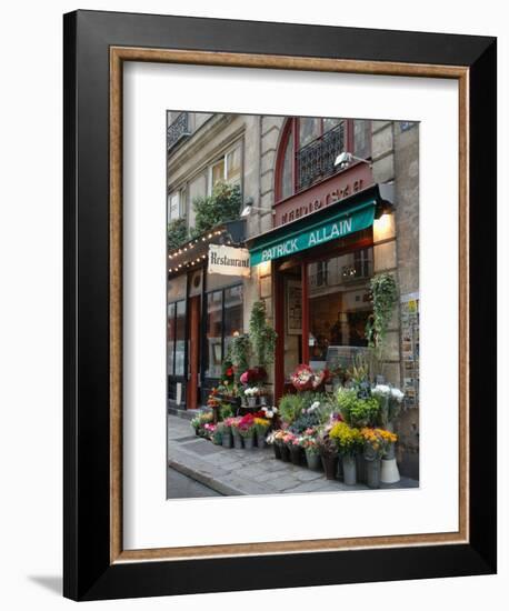 Florist in Ile St. Louis, Paris, France-Lisa S. Engelbrecht-Framed Photographic Print