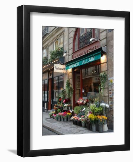 Florist in Ile St. Louis, Paris, France-Lisa S. Engelbrecht-Framed Photographic Print