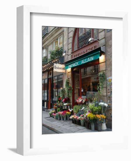 Florist in Ile St. Louis, Paris, France-Lisa S. Engelbrecht-Framed Photographic Print