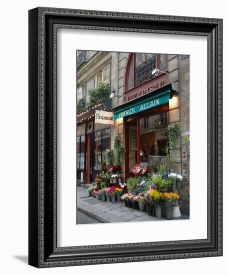 Florist in Ile St. Louis, Paris, France-Lisa S. Engelbrecht-Framed Photographic Print