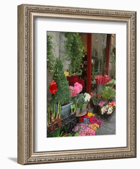 Florist in Ile St. Louis, Paris, France-Lisa S. Engelbrecht-Framed Photographic Print