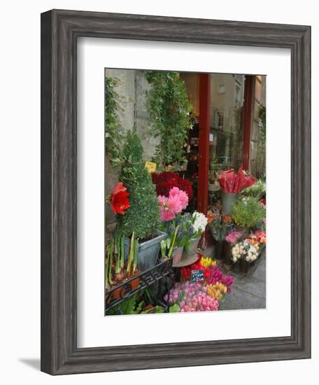 Florist in Ile St. Louis, Paris, France-Lisa S. Engelbrecht-Framed Photographic Print