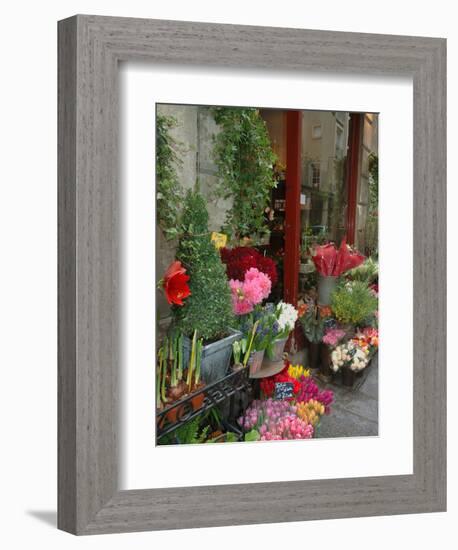 Florist in Ile St. Louis, Paris, France-Lisa S. Engelbrecht-Framed Photographic Print