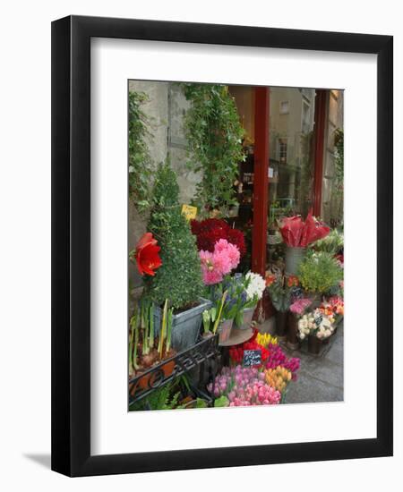 Florist in Ile St. Louis, Paris, France-Lisa S. Engelbrecht-Framed Photographic Print