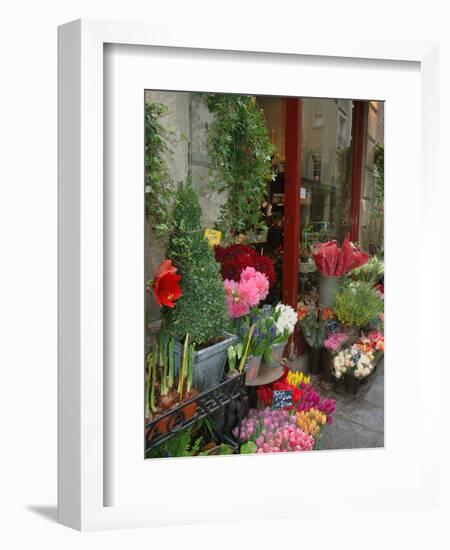 Florist in Ile St. Louis, Paris, France-Lisa S. Engelbrecht-Framed Photographic Print