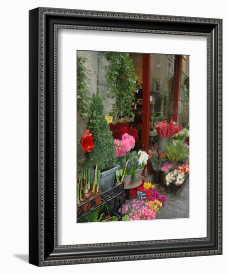 Florist in Ile St. Louis, Paris, France-Lisa S. Engelbrecht-Framed Photographic Print