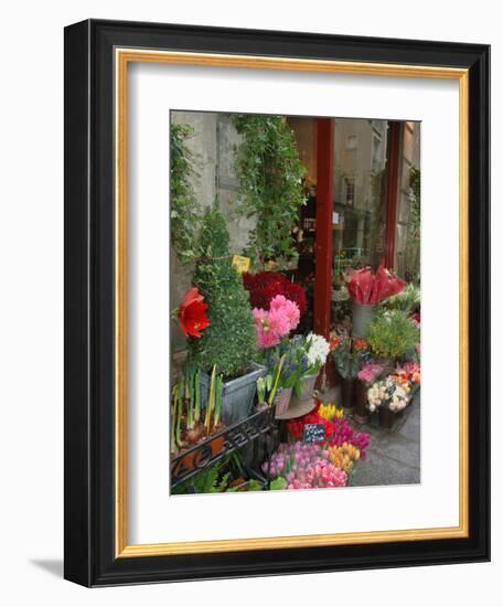 Florist in Ile St. Louis, Paris, France-Lisa S. Engelbrecht-Framed Photographic Print