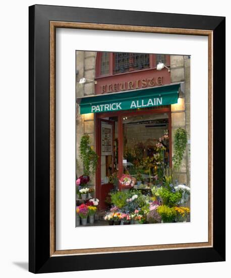 Florist in Ile St. Louis, Paris, France-Lisa S. Engelbrecht-Framed Photographic Print