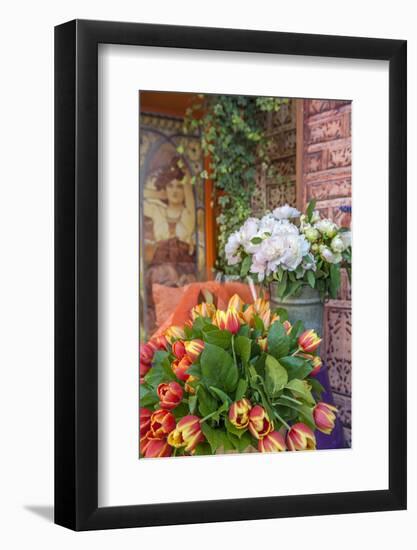 Florist shop, Cabourg, Normandy, France-Lisa S. Engelbrecht-Framed Photographic Print