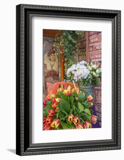 Florist shop, Cabourg, Normandy, France-Lisa S. Engelbrecht-Framed Photographic Print