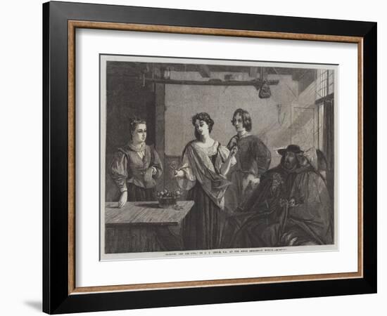 Florizel and Pee Dita-Charles Robert Leslie-Framed Giclee Print