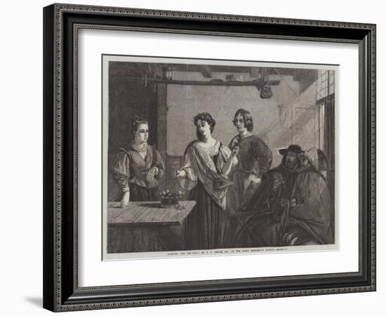 Florizel and Pee Dita-Charles Robert Leslie-Framed Giclee Print