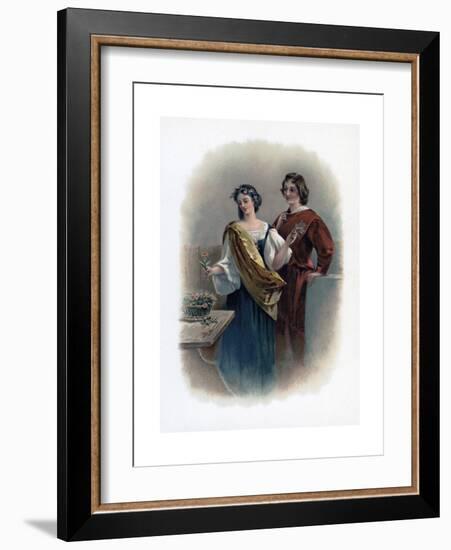 Florizel and Perdita, 1891-Charles Robert Leslie-Framed Giclee Print